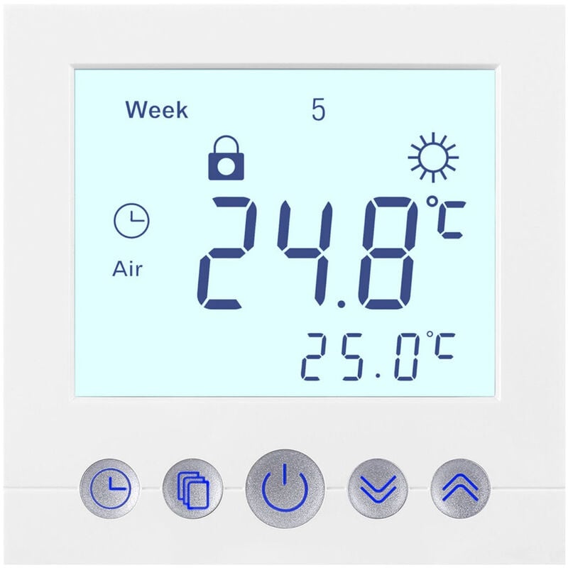 LCD 16A Thermostat programmierbar Temperaturregler Heizung Thermostat C16.GH3 