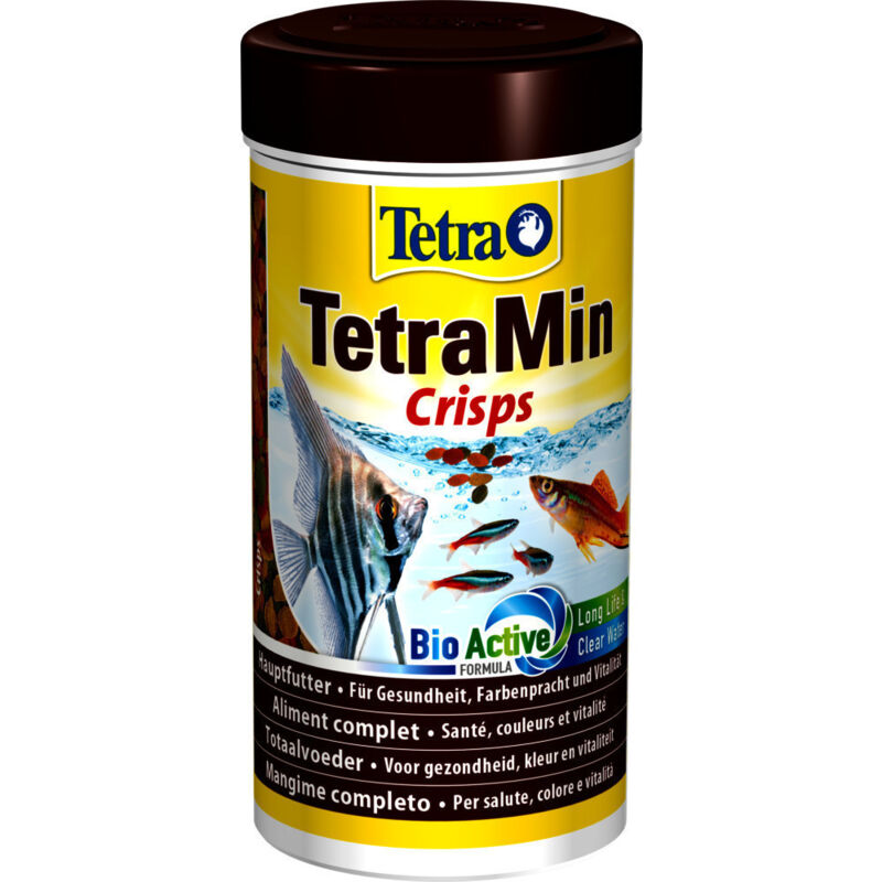 Min Crisps aliment complet pour poissons d'ornement 22g/100ml - Tetra
