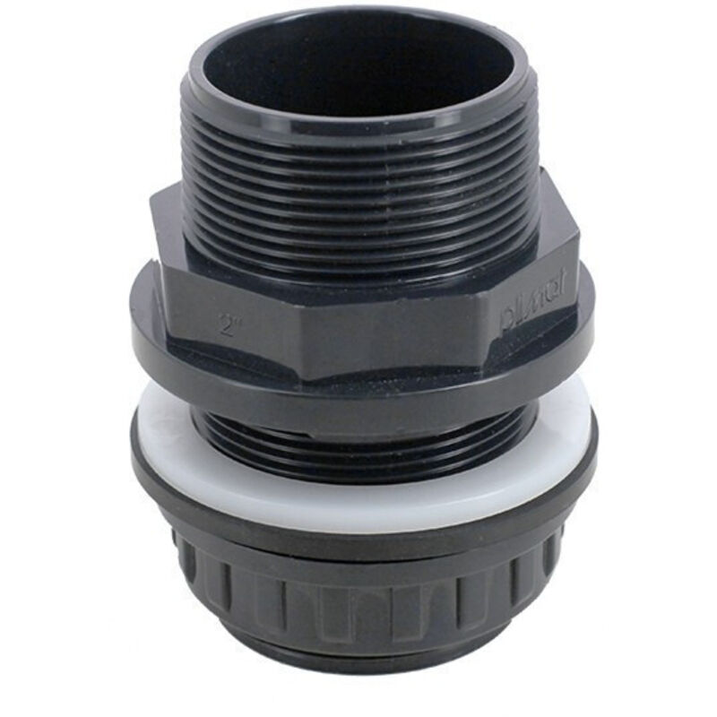 Une Traversée De Paroi 1 Pouce En Pvc Pour Raccord Fileté Femelle - 2