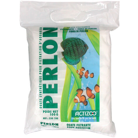 Ouate synthétique PERLON pour filtration d'aquarium 100 g - zolux (1/4)