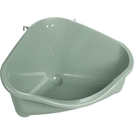 Toilette de coin Kapi 35.5 x 20 x 18.5 cm, couleur aléatoire pour rongeurs - Flamingo (1/4)
