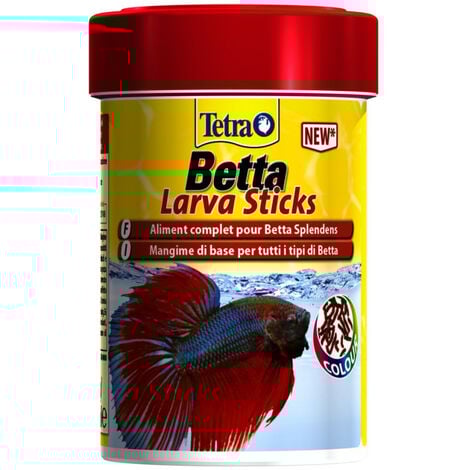 Betta Larva Sticks pour poissons combattants et tortues aquatiques 85 ml - Tetra