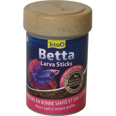 Betta Larva Sticks pour poissons combattants et tortues aquatiques 85 ml - Tetra