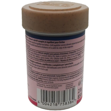 Bettamin  23 g - 85 ml. pour Betta Splendens - Tetra