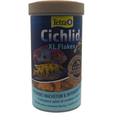 Cichlid XL flocons 80 g 500 ml nourriture pour Cichlidés et poissons d'ornement - Tetra (1/5)