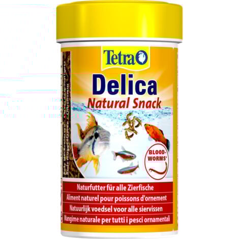 Delica Larves moustique 8g - 100 ml nourriture pour poissons d'ornement - Tetra