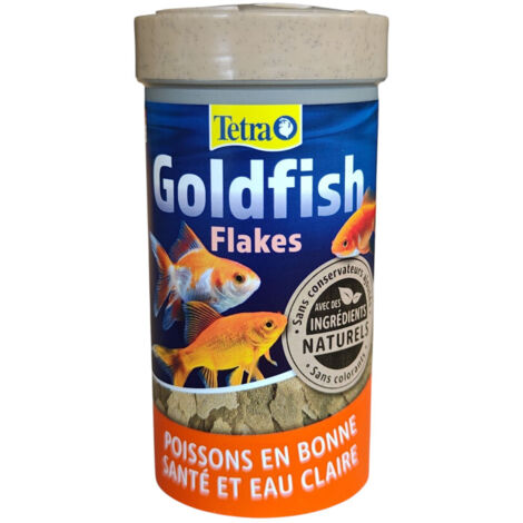 Goldfish Flocons 52 g - 250 ml Aliment complet pour les poissons rouge - Tetra