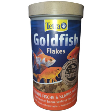 Goldfish Flocons 100 g - 500 ml Aliment complet pour les poissons rouge - Tetra