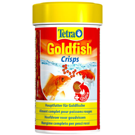 Goldfish Crisps 20g - 100ml Aliment complet pour les poissons rouge - Tetra