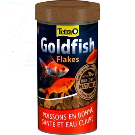 Goldfish Flocons 200 g - 1 litre Aliment complet pour les poissons rouge - Tetra