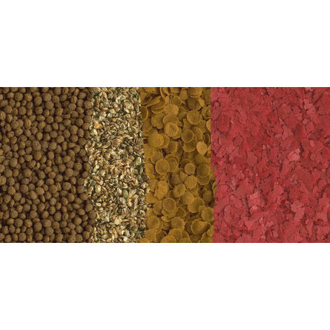 Goldfish Menu 4 en 1, 62 g - 250 ml, Aliment complet pour les poissons rouge - Tetra