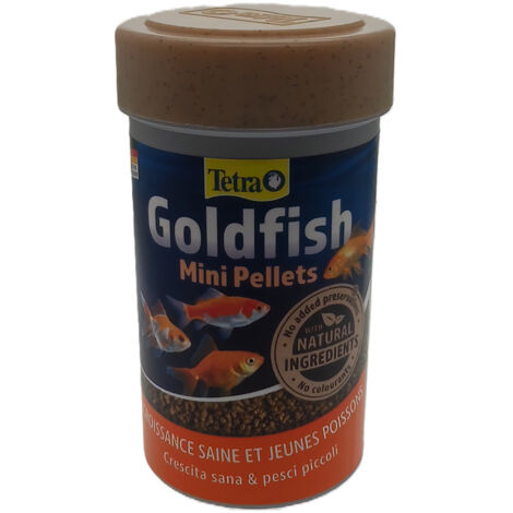 Goldfish Mini Pellets 42 g -100 ml Aliment complet pour les jeunes poissons rouge - Tetra