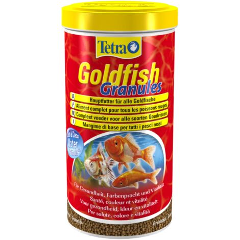 Goldfish Granules 315g - 1 litre Aliment complet pour les poissons rouge - Tetra