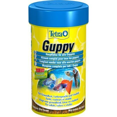 Guppy mini flocons 30g - 100 ml Aliment pour les Guppies, platys, mollys, porte-épées - Tetra (1/2)