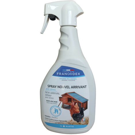 Spray nouvel arrivant Volailles anti stress 1L - Francodex (1/2)