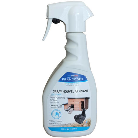 Spray nouvel arrivant Volailles anti stress 500ML - Francodex (1/2)