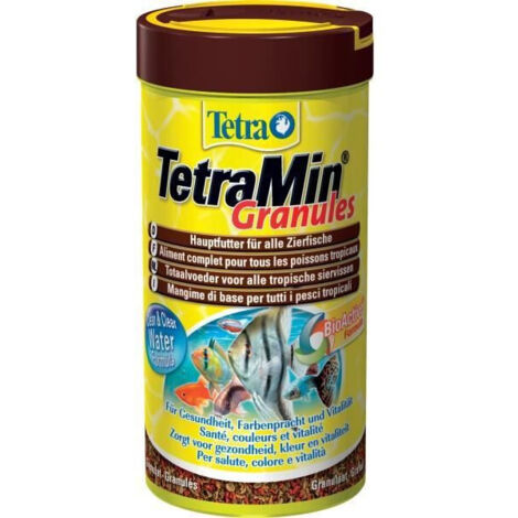 TetraMin Granules alimentation pour poissons d'ornement 100g/250ml - Tetra (1/5)