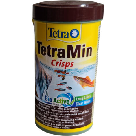 Min Crisps aliment complet pour poissons d'ornement 110g/500ml - Tetra