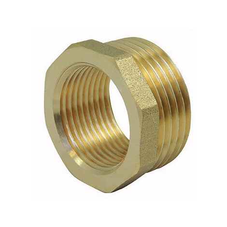 Bague Réduction 1/2 Femelle x 3/4 Mâle, Laiton, Raccords Réducteur. - jardiboutique