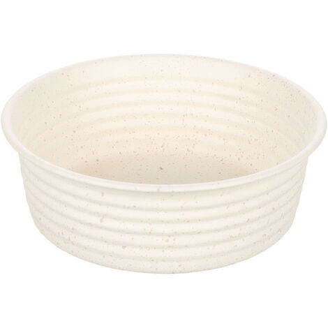 Gamelle pour nourriture ou l'eau blanche ø 16.7cm,  940 ml pour chat et petit chien - Flamingo (1/4)