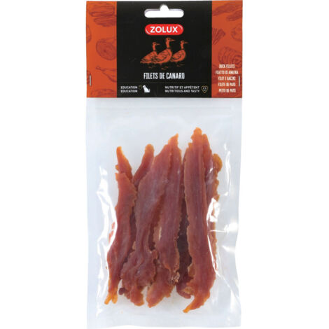 Filet de canard 70 g friandises pour chien - zolux (1/2)