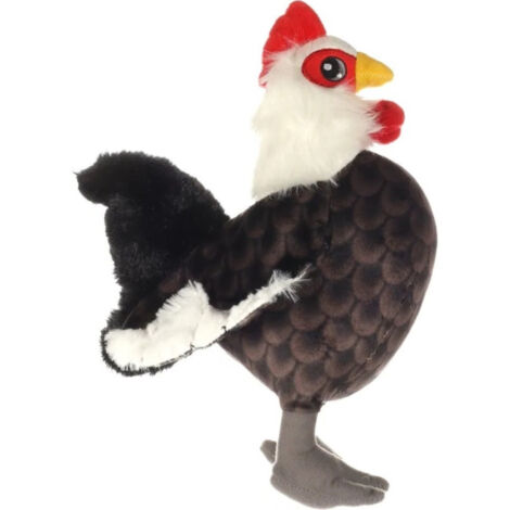 Peluche Coq Paloma brun 28 cm, pour chien - Flamingo