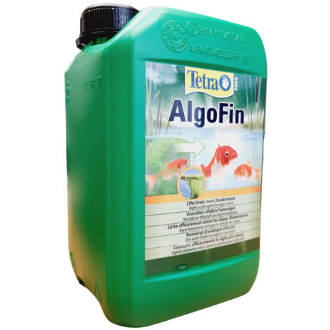 Traitement anti-algues AlgoFin 3L pour bassin – Élimine algues bleues et filamenteuses – Inoffensif pour poissons et plantes – Tetra
