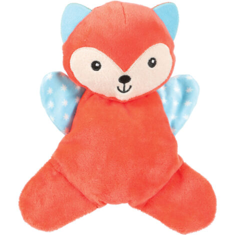 Peluche maxou orange doudou bruissant 19 cm jouet pour chiots - zolux (1/2)