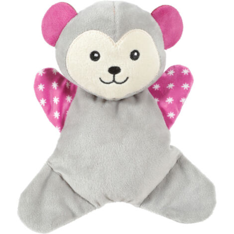 Peluche maxou gris doudou bruissant 19 cm jouet pour chiots - zolux (1/2)