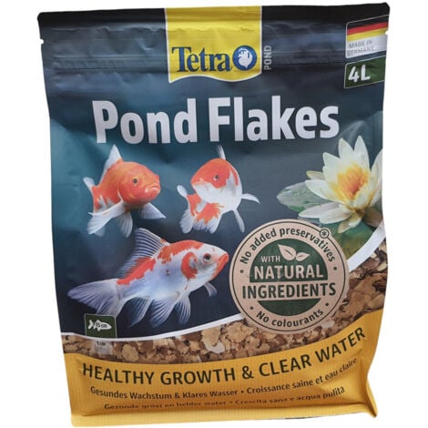 Pond Flakes sac de 4 Litres, 800 g aliment flottant pour poissons d'ornements - Tetra