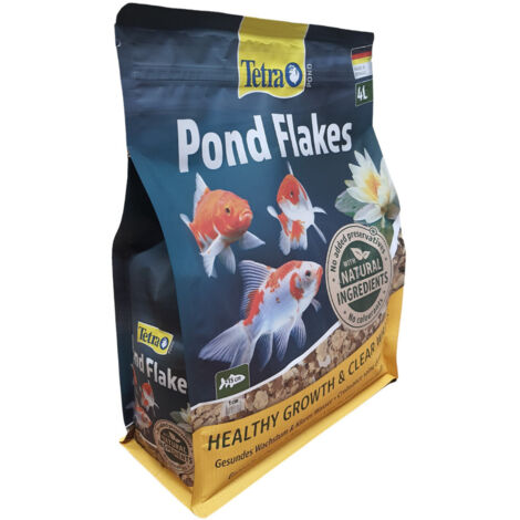 Pond Flakes sac de 4 Litres, 800 g aliment flottant pour poissons d'ornements - Tetra