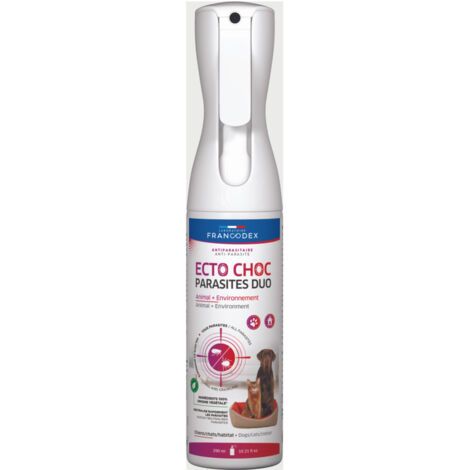Ecto Choc antiparasitaires duo 290 ml pour chiens, chats et habitat - Francodex (1/5)