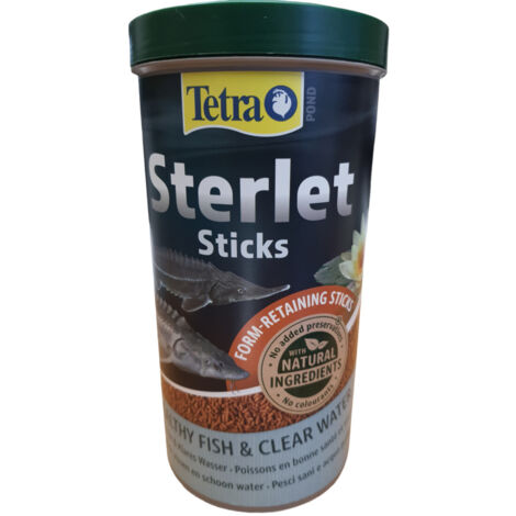 Sterlet Sticks 1 litre - 580 g  nourritures pour esturgeons - Tetra