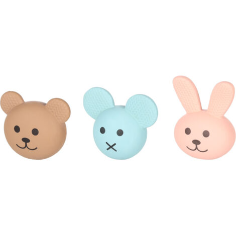 Jouet Oraka Ours, Souris, Lapin Plusieurs couleurs Jouet chien vendu a l'unité - Flamingo (1/5)