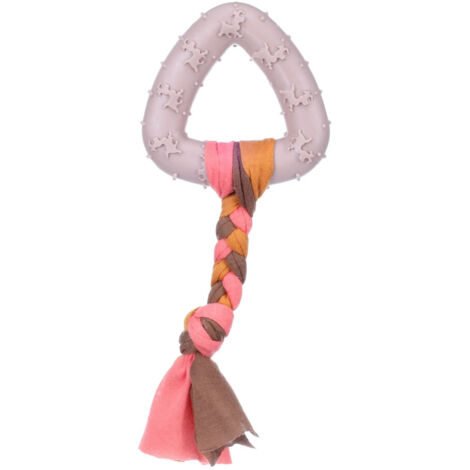 Jouet Bunty Triangle Taupe 7.3 x 17.5 x 2 cm pour Chiot - Flamingo (1/3)