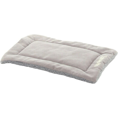 Coussin rectangle gris alisha, 40.5 x 25.5 x 2 cm, chien et chat - Flamingo (1/5)