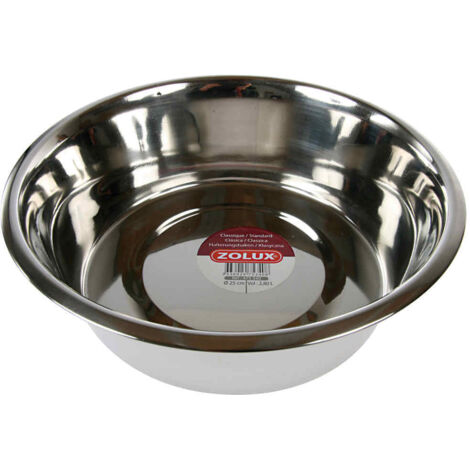Gamelle Ecuelle inox 6.5 litres pour chien - zolux