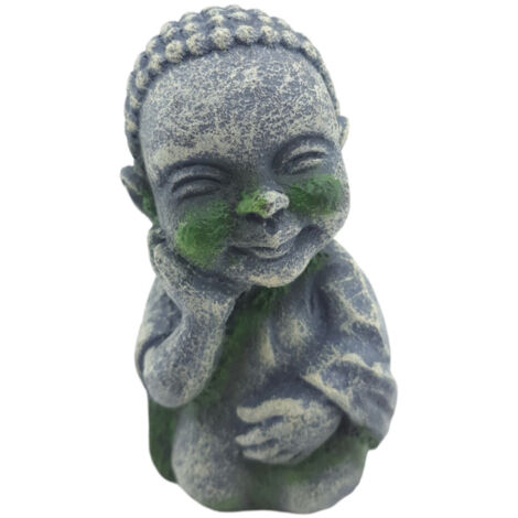 Statue bouddha ø 5 cm, hauteur 10 cm, décoration aquarium - zolux (1/5)