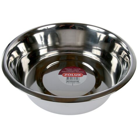 Gamelle Ecuelle inox 200 ML pour chat - zolux (1/4)