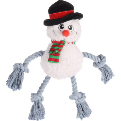 Bonhomme de neige Blanc Xima Jouet Noël pour chien - Flamingo (1/3)