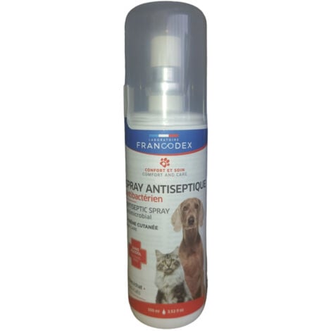 Spray Antiseptique 100 ml, pour chats et chiens - Francodex