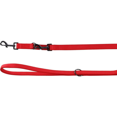 Laisse d'entrainement rouge 20 mm x 2 mètre pour chien - Flamingo (1/2)