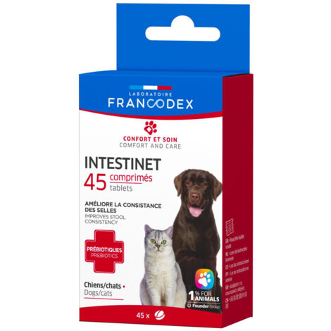 Intestinet 45 Comprimés Pour Chiens et Chats - Francodex