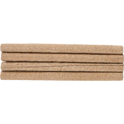 4 Couvres-perchoirs sablés beige 4 pièces de 19 cm, pour oiseaux - Flamingo