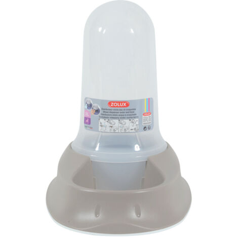 Distributeur à croquettes ZOLUX - 2L - Taupe - 474235TAU (1/2)