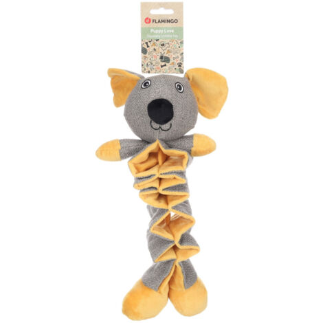 Jouet Souris Folsy longueur 34 cm pour Chiot - Flamingo (1/4)