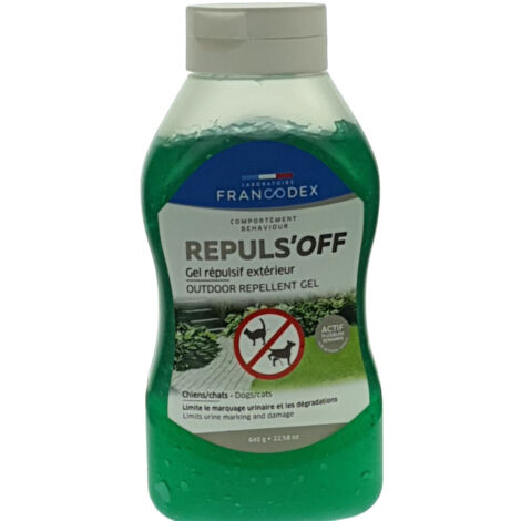 Gel répulsif extérieur RÉPULS'OFF 640 g chat et chien - Francodex (1/5)