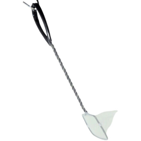 Epuisette filet blanc, maille fine, 8 cm x 6.5 x 31.5 cm, aquarium - zolux (1/3)
