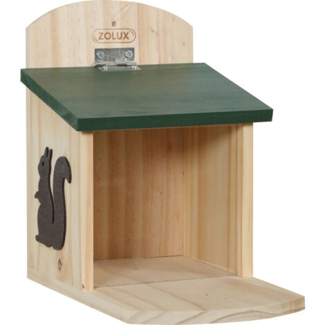Mangeoire en bois pour écureuil - zolux (1/3)