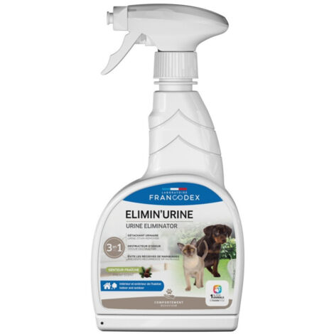 Élimine urine Intérieur, extérieur de l'habitat senteur pin des landes 750 ml chat et chien - Francodex (1/2)